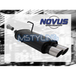 Sportski ispušni lonac Peugeot 206 2x76mm MS