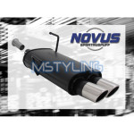 Sportski ispušni lonac Peugeot 206 2x76mm SR