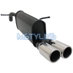 Sportski ispušni lonac Peugeot 207 2x76mm