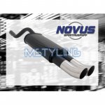 Sportski ispušni lonac Renault Clio II 2x76mm DTM