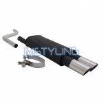 Sportski ispušni lonac VW Polo 2/3 86C 2x76mm MS