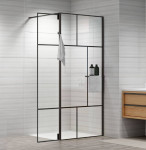 ARMAL FIKSNA STIJENA 90+30x200 ''WALK IN'' CRNE LINIJE