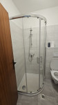 Polukružna tuš kabina, staklo 90x90