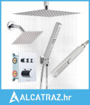Set slavine za tuš, termostatski tuš s efektom kiše za montažu na stro