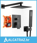 Set slavine za tuš, tuš sustav za kupaonicu s efektom kiše s kvadratno