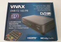 DVBT2 prijemnik, DVB T2 tuner, Vivax 183 PR, HEVC - NOVO!