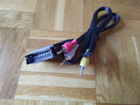 Kabel scart na 3x cinch