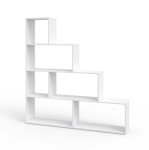 Bijela stepenasta polica