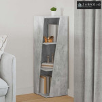 Bočna polica Betonski sivi 33 x 32 x 100,5 cm Konstruirano drvo - Beto