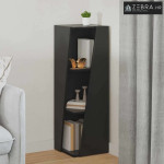 Bočna polica Crna 33 x 32 x 100,5 cm Konstruirano drvo - Crna 100,5 cm