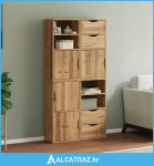 Bočni ormarići 4 kom ODDA 40x24x79 cm puno drvo bor - NOVO