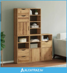 Bočni ormarići 5 kom ODDA 40x24x79 cm puno drvo bor - NOVO
