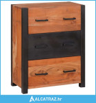 Buffeti i komode Smeđa 55 x 30 x 75 cm Masivno bagremovo drvo - NOVO