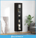 Highboard Crni hrast 34,5 x 34 x 180 cm Konstruirano drvo - NOVO