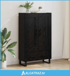 Highboard Crni hrast 69,5 x 31 x 115 cm Konstruirano drvo - NOVO