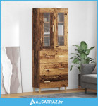 Highboard s ladicama Staro drvo 69,5 x 34 x 180 cm - NOVO