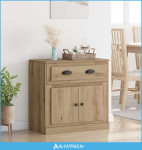 Highboard s ladicama Umjetnički hrast 70 x 35,5 x 67,5 cm - NOVO