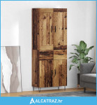 Highboard Staro drvo 69,5 x 34 x 180 cm Konstruirano drvo - NOVO