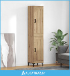 Highboard Umjetnički hrast 34,5 x 34 x 180 cm Konstruirano drvo - NOVO