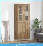 Highboard Umjetnički hrast 69,5 x 34 x 180 cm - NOVO