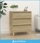 Komoda boja hrasta sonome 60 x 35 x 70 cm od konstruiranog drva - NOVO