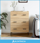 Komoda boja hrasta sonome 69,5x34x90 cm od konstruiranog drva - NOVO