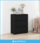 Komoda crni hrast 60x35x76 cm Inženirsko drvo - NOVO