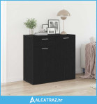 Komoda crni hrast 80x36x75 cm Inženirsko drvo - NOVO