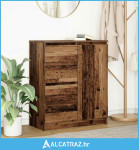 Komoda s ladicama staro drvo 71x35x84 cm konstruirano drvo - NOVO