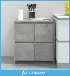 Komoda siva boja betona 70x41x75 cm od konstruiranog drva - NOVO