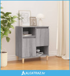 Komoda sivog hrasta sonome 60x35x70 cm od konstruiranog drva - NOVO