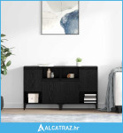 Komode 2 pcs Crni hrast 60 x 35 x 70 cm Konstruirano drvo - NOVO