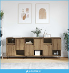 Kreveta 3 pcs Umjetnički hrast 60 x 35 x 70 cm - NOVO