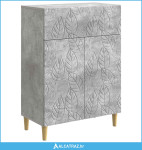 Kreveta Betonska siva 66 x 34,5 x 90 cm Konstruirano drvo - NOVO