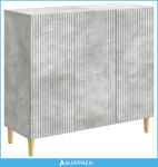 Kreveta Betonska siva 89 x 34,5 x 80 cm Konstruirano drvo - NOVO