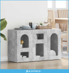 Kreveta Betonski sivi 100 x 35 x 59 cm Konstruirano drvo - NOVO