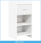 Kreveta Bijela 40 x 36 x 80 cm Konstruirano drvo - NOVO