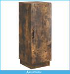 Kreveta Dimljeni hrast 33 x 34,5 x 87 cm Konstruirano drvo - NOVO