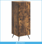 Kreveta Dimljeni hrast 33 x 34,5 x 90 cm Konstruirano drvo - NOVO