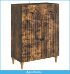 Kreveta Dimljeni hrast 66 x 34,5 x 90 cm Konstruirano drvo - NOVO