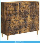 Kreveta Dimljeni hrast 89 x 34,5 x 80 cm Konstruirano drvo - NOVO