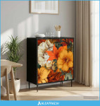 Kreveta GENNEP Crni hrast 69 x 33 x 76 cm Konstruirano drvo - NOVO