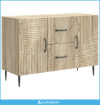 Kreveta Hrast sonoma 89 x 34,5 x 60 cm Konstruirano drvo - NOVO