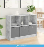 Kreveta s ladicama Betonski sivi 102 x 32 x 73,5 cm - NOVO