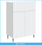 Kreveta s ladicama Bijela 66 x 34,5 x 92 cm Konstruirano drvo - NOVO