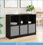 Kreveta s ladicama Crni hrast 102 x 32 x 73,5 cm - NOVO