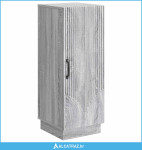 Kreveta Siva sonoma 33 x 34,5 x 87 cm Konstruirano drvo - NOVO