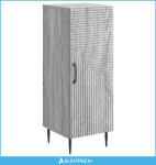 Kreveta Siva sonoma 33 x 34,5 x 89,5 cm Konstruirano drvo - NOVO