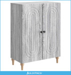Kreveta Siva sonoma 66 x 34,5 x 90 cm Konstruirano drvo - NOVO