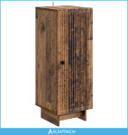 Kreveta Staro drvo 33 x 34,5 x 90 cm Konstruirano drvo - NOVO